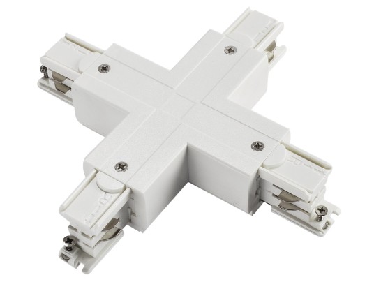 RAIL X CONNECTEUR BLANC