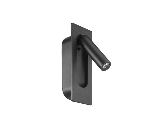 LISY-3W-3000K-230V-NOIR MAT