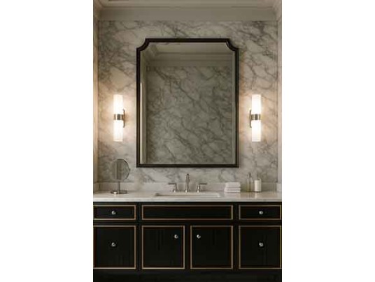 ARDEC V DOUBLE-2x3W-2CCT-IP44-CHROME