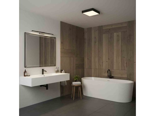 ELEGAN CARRE-18W-IP44-2CCT-NOIR