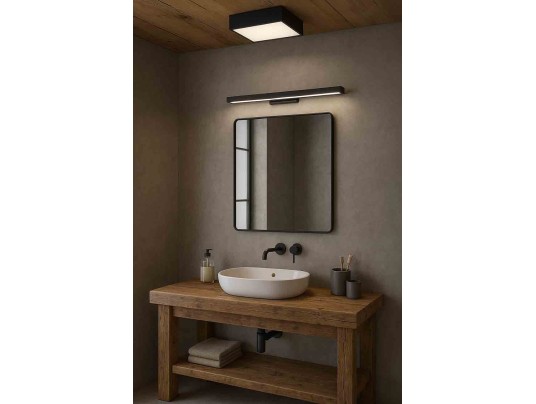 ELEGAN CARRE-18W-IP44-2CCT-NOIR