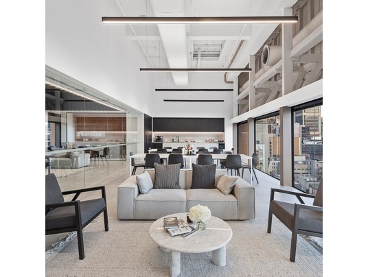 OFFICELINE OPALE PRISM 120-28W-3CCT-SUSPENDU-NOIR