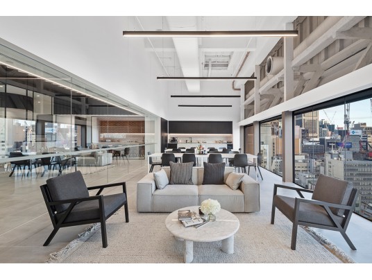 OFFICELINE OPALE PRISM 120-28W-3CCT-SUSPENDU-BLANC