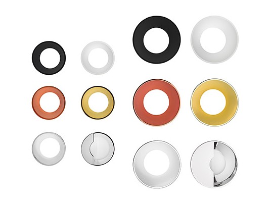 BIRDY ENC ROND-8W-DIM TRIAC-3000K-IP40/IP54F-BLANC