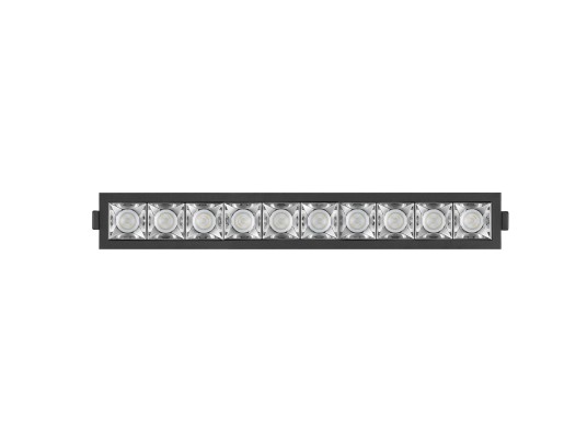 LINE 25W-3000K-36-DIM-NOIR