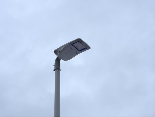 LANTERNE ASY 60W-D60-3000K-IP66-DETECT-RAL7035