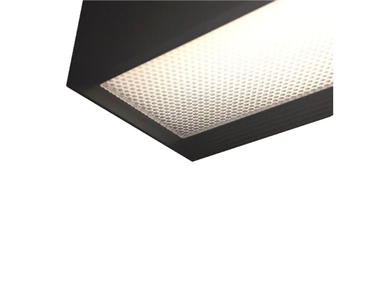 OFFICELINE OPALE PRISM 120-DALI PUSH DIM-28W-3CCT-SUSPENDU-NOIR