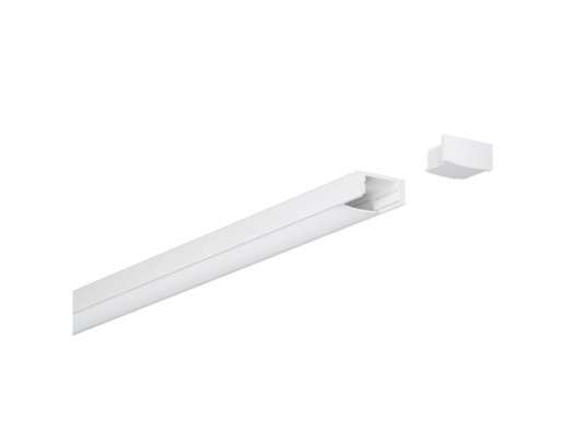 KIT PROFILE ALU-2M-PLAT-BLANC