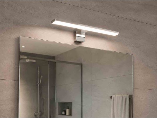 APPLIQUE LED SALLE DE BAIN  6W-IP44-4000K-CHROME